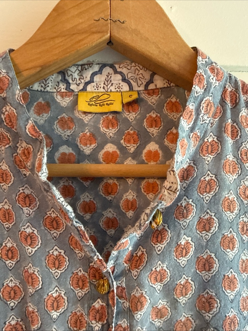 Roberta Rollar Rabbit women tunic Boho small